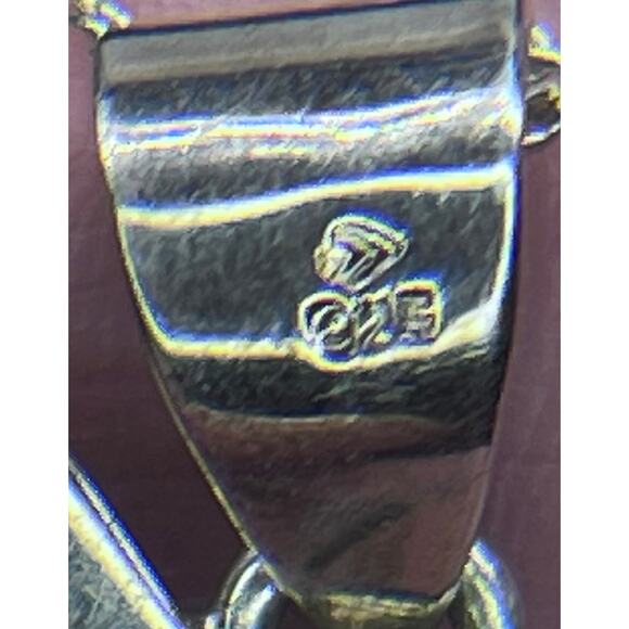 Vintage Silpada Necklace Pendant SIGNED 925 Silver Turquoise Malachite m28 - Picture 4 of 6